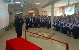 Парту героя открыли в школе «Успех» им. маршала СССР В.К. Блюхера