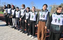 Стадион открыт после реконструкции на территории школы № 1 в Хабаровске